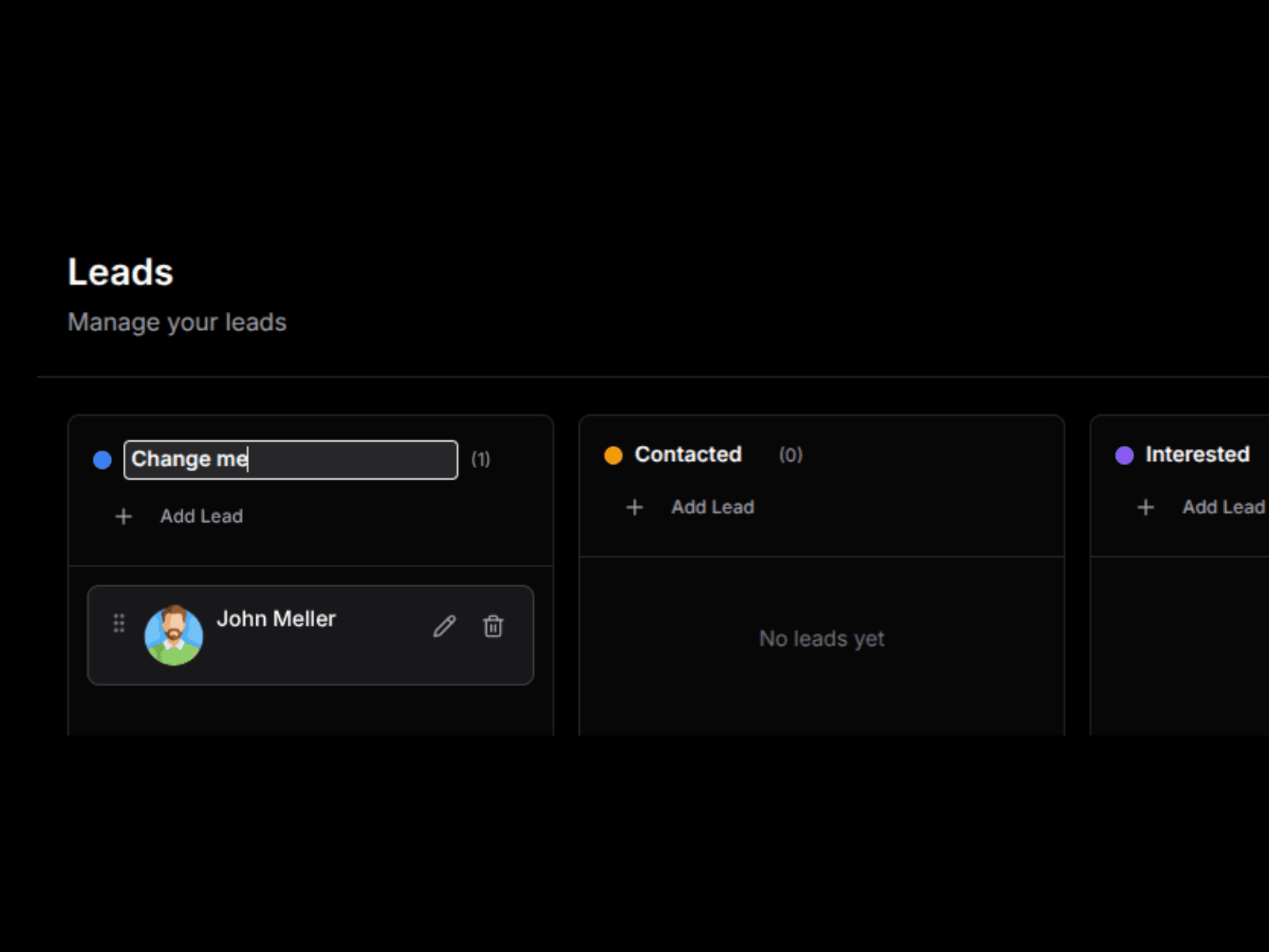 Custom Sales Pipeline